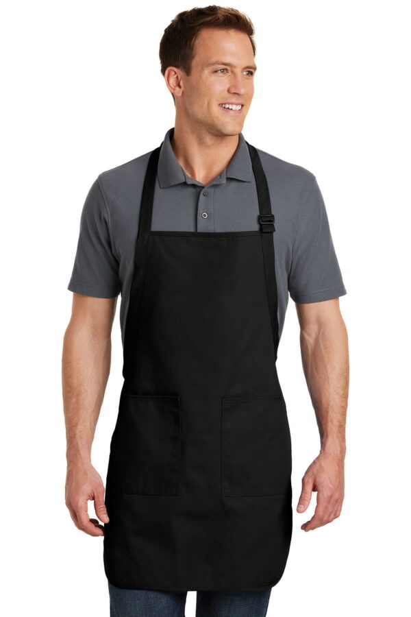 Port Authority reg Full-Length Apron with Pockets. - Image 2