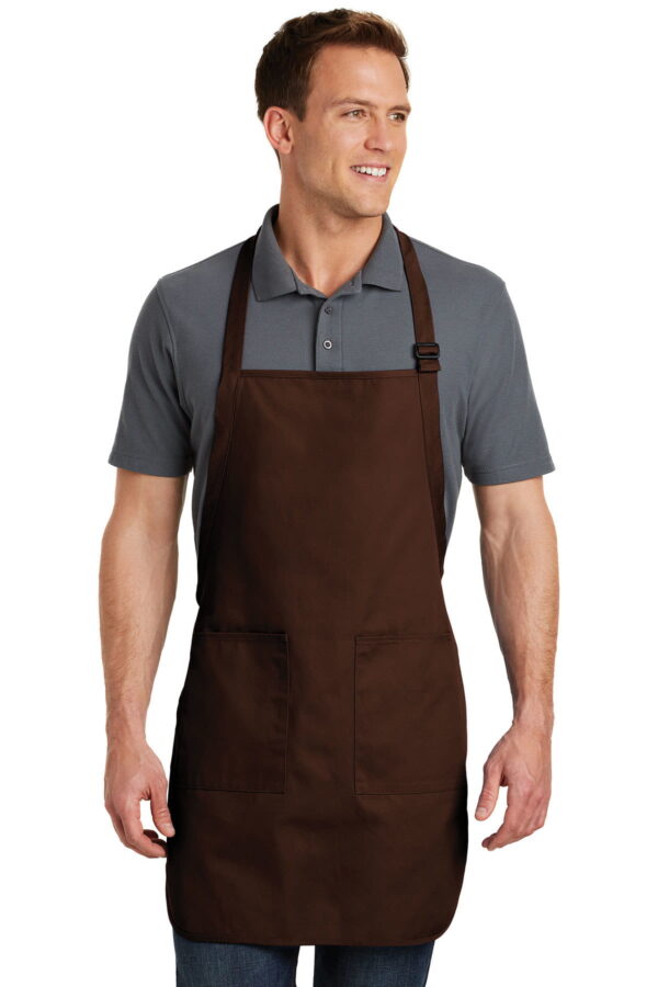 Port Authority reg Full-Length Apron with Pockets. - Image 3