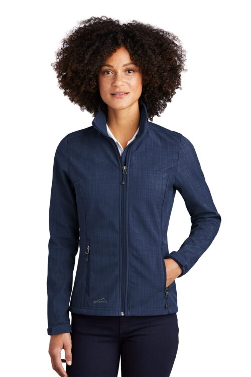 Eddie Bauer Ladies Shaded Crosshatch Soft Shell Jacket