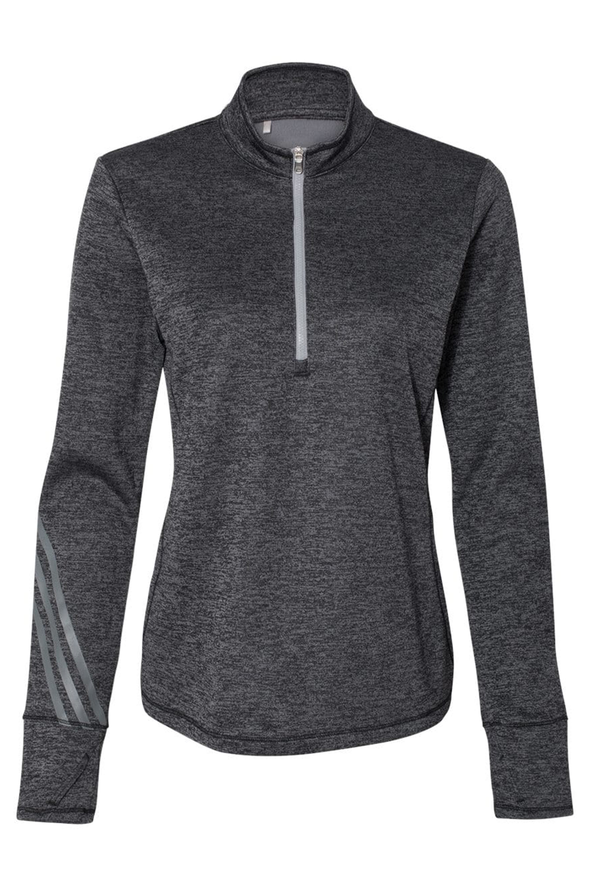 Ladies 3-Stripes Heather Quarter-Zip – THE DUCKHORN SHOP