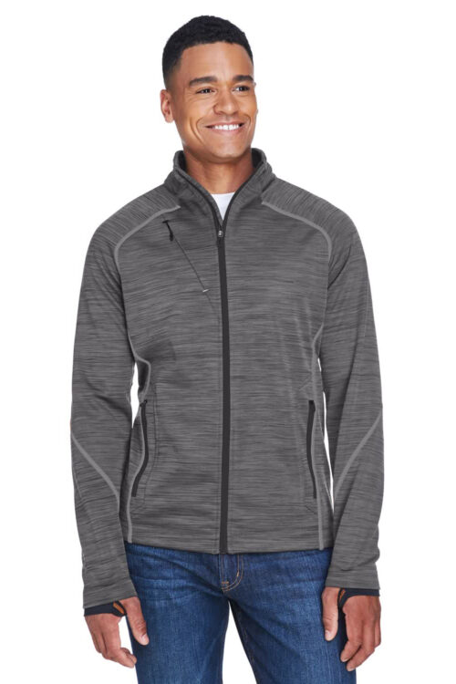 Mens Flux Melange Bonded Fleece Jacket