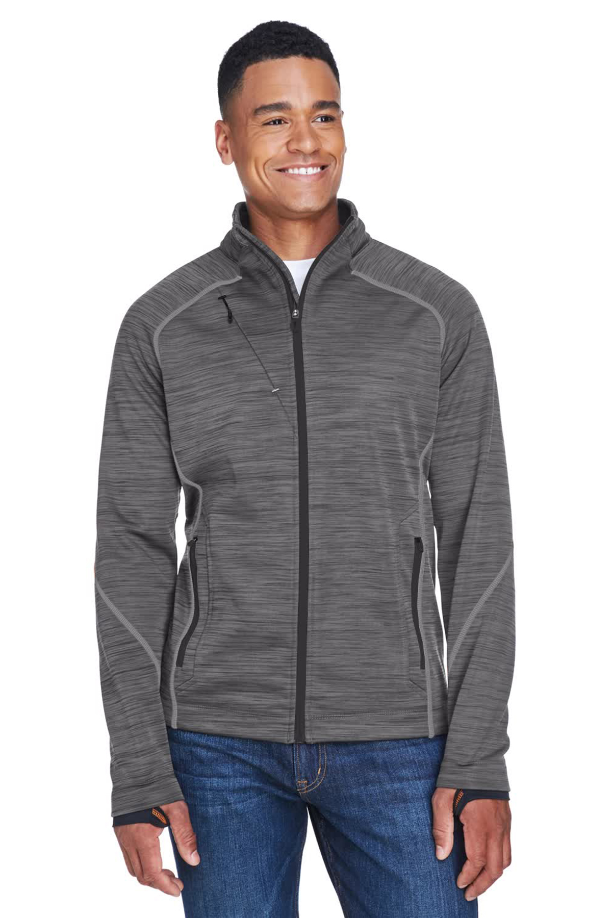 Mens Flux Melange Bonded Fleece Jacket – THE DUCKHORN SHOP