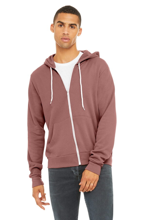BELLA+CANVAS ® Unisex Sponge Fleece Full-Zip Hoodie - Image 4