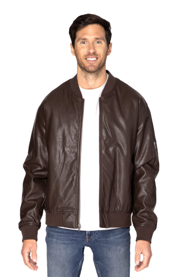 Threadfast Apparel Unisex Bomber Jacket - Image 3