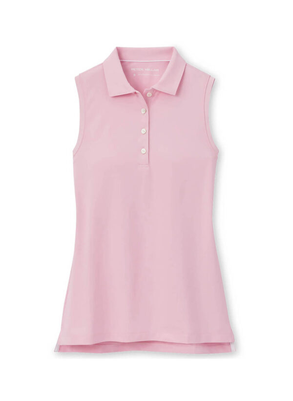 Peter Millar Women's Sleeveless Banded Button Polo - Image 2
